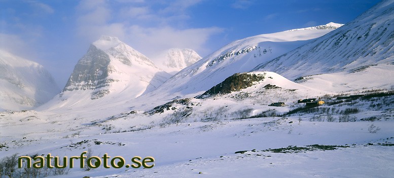 stf fj�llstation, kebnekaise lappland - panoramic lapland bilder images panoramabilder 95042755 lappland kebnekaise fj�llstation stf mountains fj�ll tourism turism vinter winter landskap landscapes scenery sceneries naturis natursn� vit white wintertime sn� snow nature  