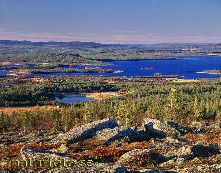 Vettasj�rvi, fr�n piilivarto, g�llivare, lappland  