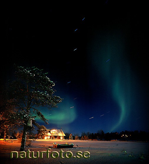 norrsken �ver hus, mertaj�rvi lappland - skies sky n�tter nights buildings byggnader houses himlar himmel lights northern borealis aurora mertaj�rvi hus images bilder lapland st�ende vertical 96122573 lappland norrsken �ver midvinter jul christmas landsbygd landsbygder countryside byar villages  