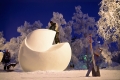 snöskulptur
