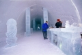receptionen i ishotellet
icehotel