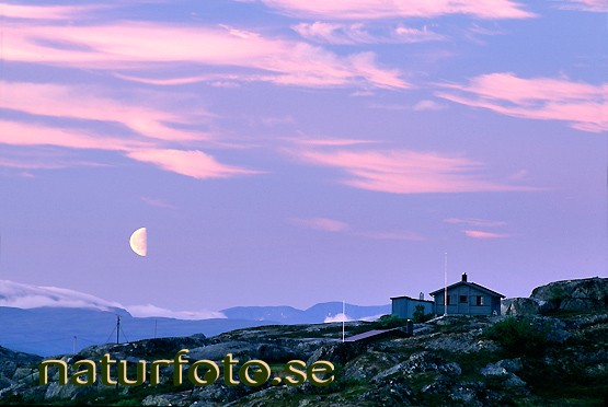 Fj�llstuga, i bj�rnfjell, riksgr�nsen, norge   