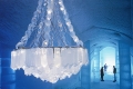 kristallkrona i ishotellet
icehotel