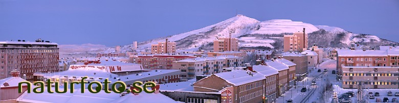 kiruna, och luossavaara, lappland  