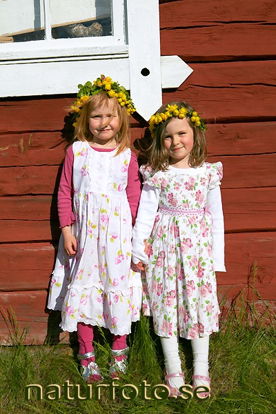 Midsommarbarn, karesuando, lappland  