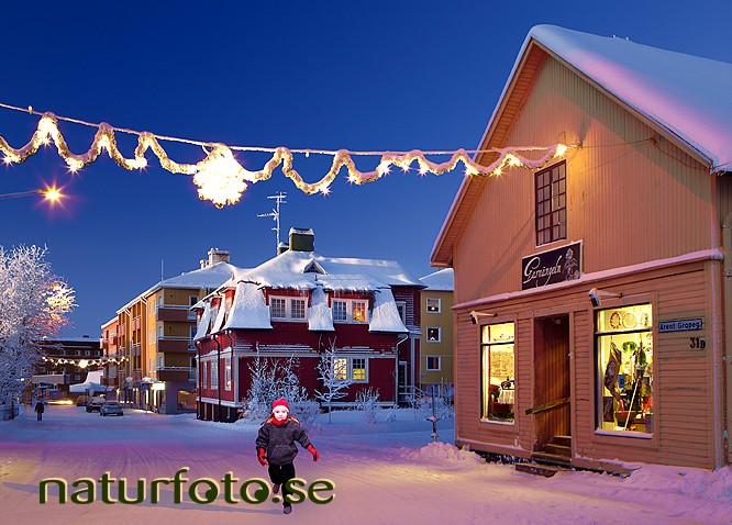 Julgatan, arendt grapegatan, kiruna, lappland  