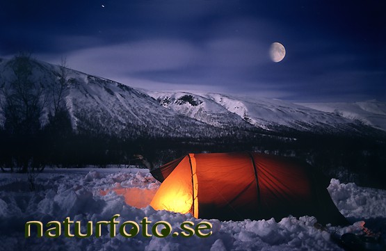 T�ltnatt, visttasvaggi vistasdalen lappland   