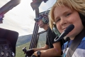 helikopterfärd, barn
Turister på Kebnekaise fjällstation STF